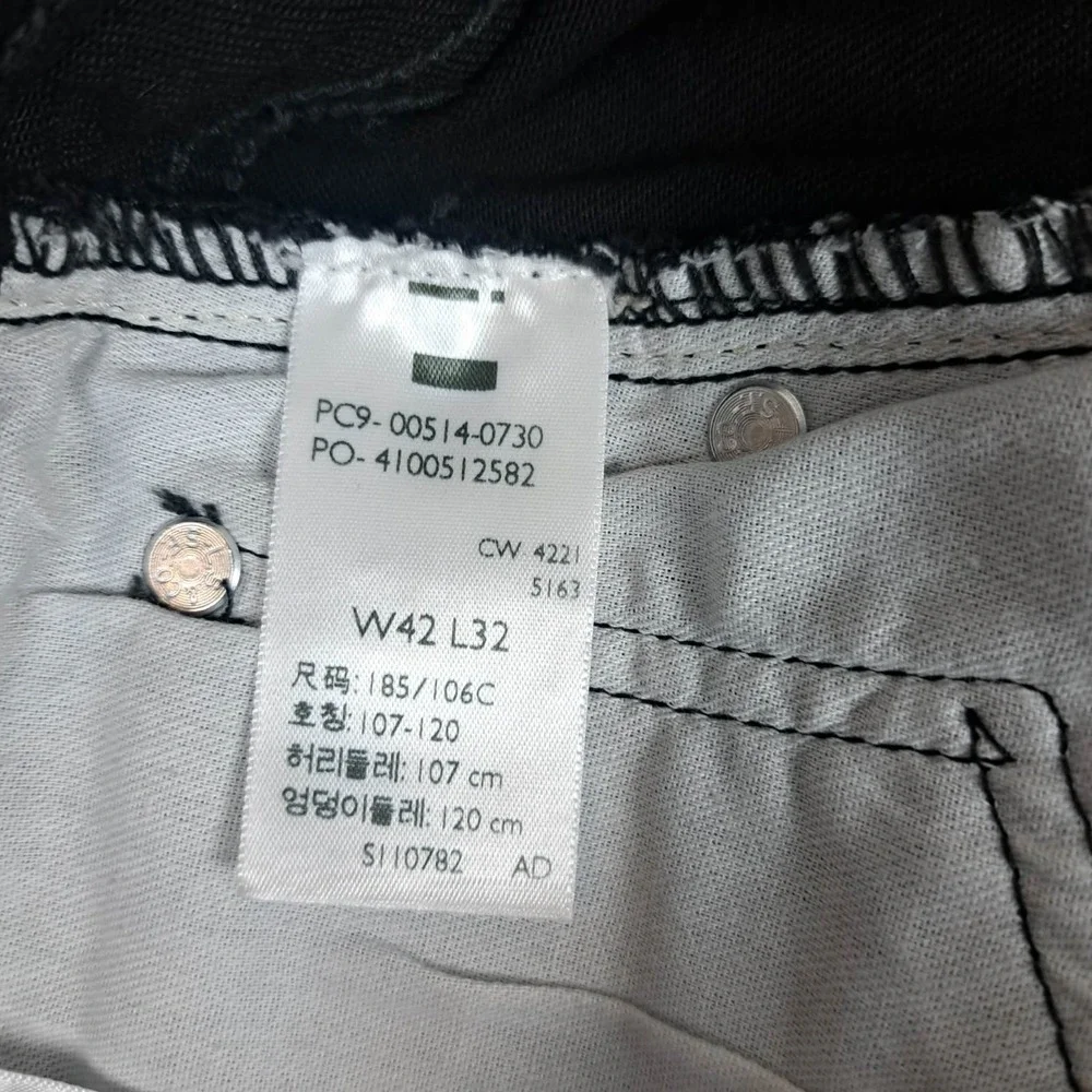Levis 514 Straight Fit Jeans Stretch Jeans Black Size‎ 42X32 NEW